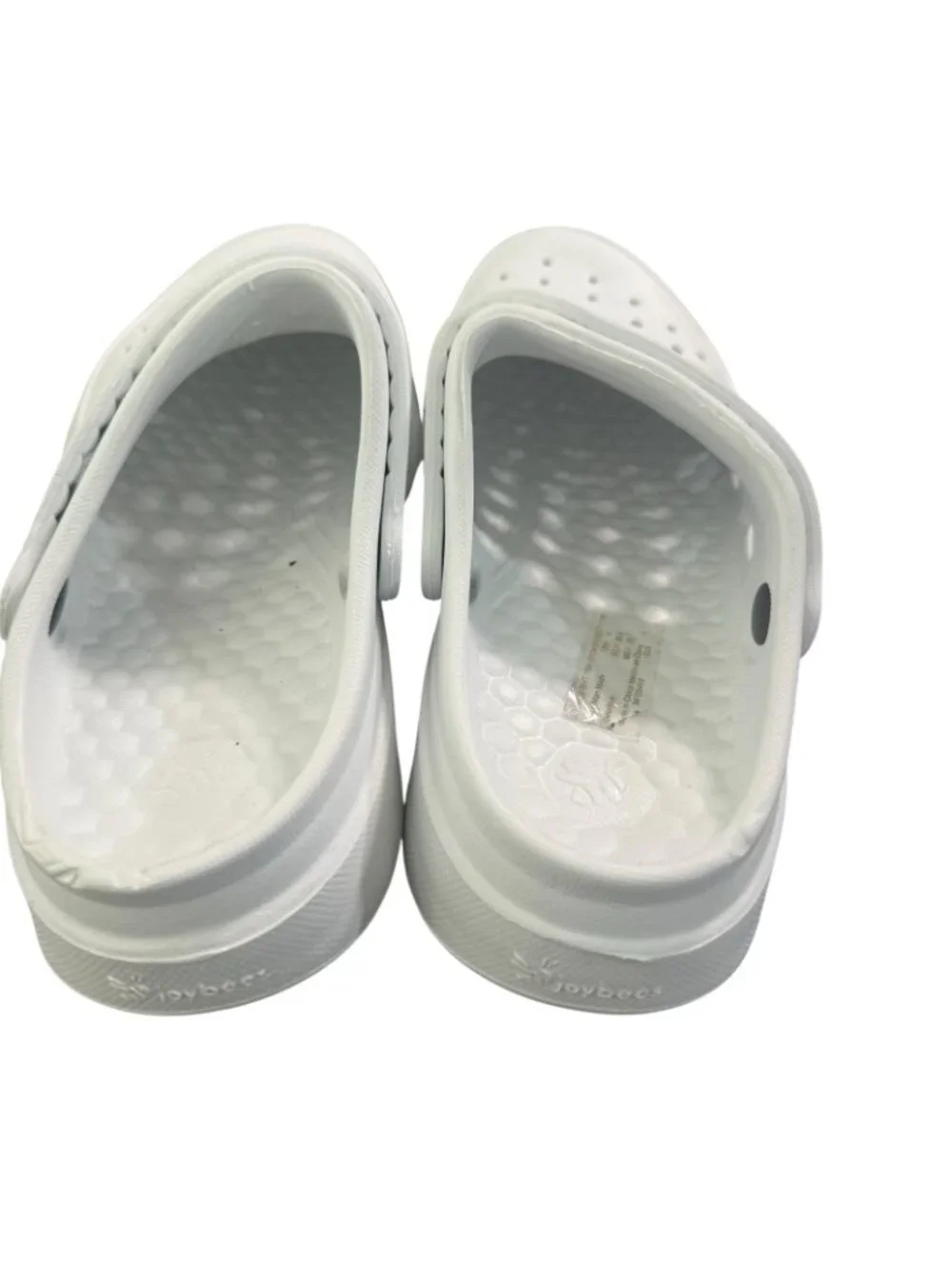 Joybees Unisex Active Clog Sandals Women’s Size 8 White Lightweight Lounge